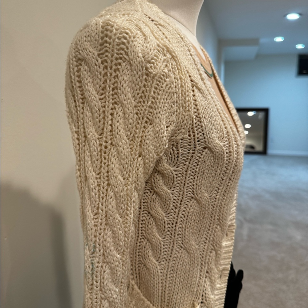 ❌SOLD❌Abercrombie Cable Cardigan - Picture 3 of 7